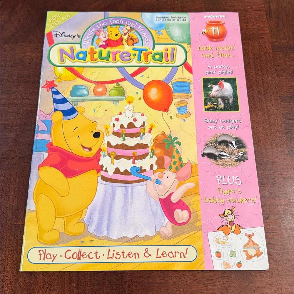Disney  Winnie The Pooh and Friends Nature Trail Book Magazine
